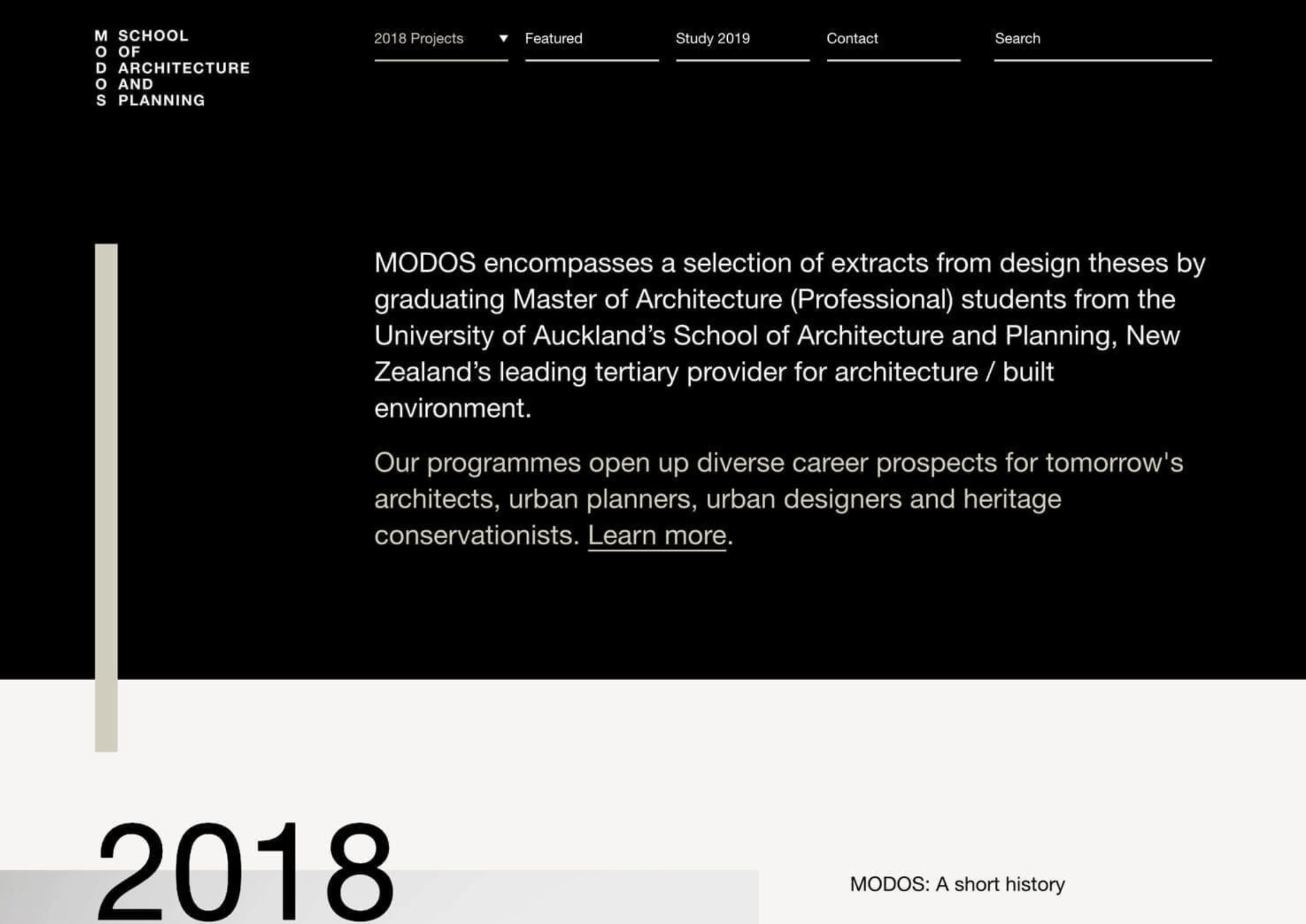 Digital catalogue/Modos website